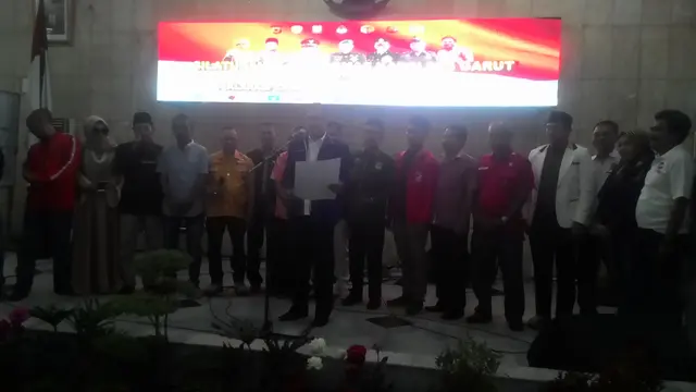 Deklarasi pemilu damai perwakilan seluruh parpol di Garut