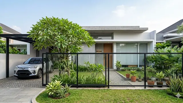 Model Pagar Rumah Transparan Agar Halaman Terlihat Luas