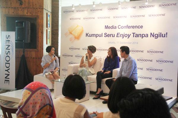 Acara sensodyne pencegah gigi sensitif/ copyright by Vemale.com