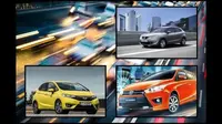 Toyota Yaris dan Honda Jazz saat ini mendominasi segmen hatchback pasar nasional. 