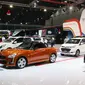 Daihatsu pajang berbagai jenis mobil selama IIMS 2017. (Herdi Muhardi))