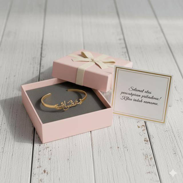 Gelang Emas untuk Hadiah Kelulusan yang Elegan. Gemini