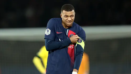 <p>Penyerang Paris Saint-Germain Kylian Mbappe. (FRANCK FIFE / AFP)</p>