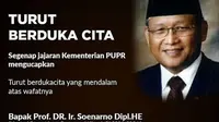 Prof.Dr.Soenarno.Dipl.HE Mantan Menteri Permukiman dan Prasarana Wilayah pada Kabinet Gotong Royong. (Istimewa)