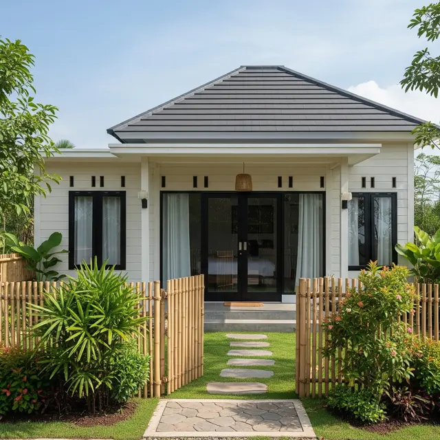 9 Model Pagar Bambu Natural Aesthetic untuk Halaman Rumah, Bikin Hunian Asri