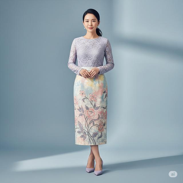 6 Model Baju Brokat dan Rok Batik: Gaya Anggun nan Modern