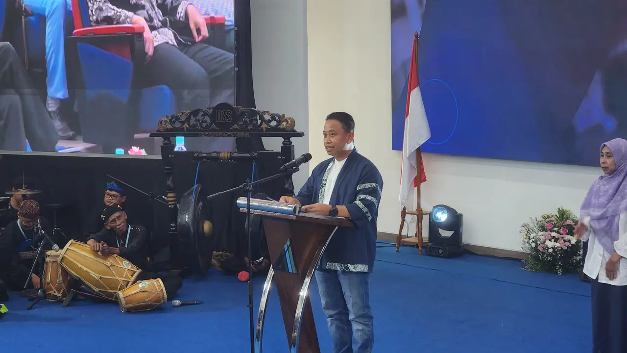 Wali Kota Depok Supian Suri saat mengikuti kegiatan Musrenbang RPJMD Kota Depok di UIII, Depok (Liputan6.com/Dicky Agung Prihanto)