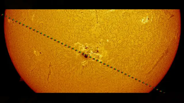 Transit Merkurius pada 9 Mei 2016