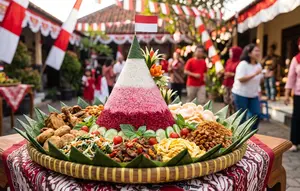 10 Inspirasi Tumpeng Kemerdekaan 17 Agustus 1945 HUT RI Ke-81 Unik dan Kreatif