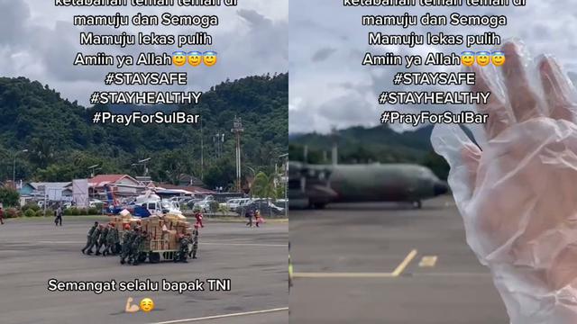 Potret semangat gotong royong tim relawan mengirimkan logistik ke Mamuju