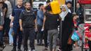 Tidak ada pasokan air maupun makanan yang diizinkan masuk ke Gaza selama seminggu terakhir. (Dawood NEMER/AFP)