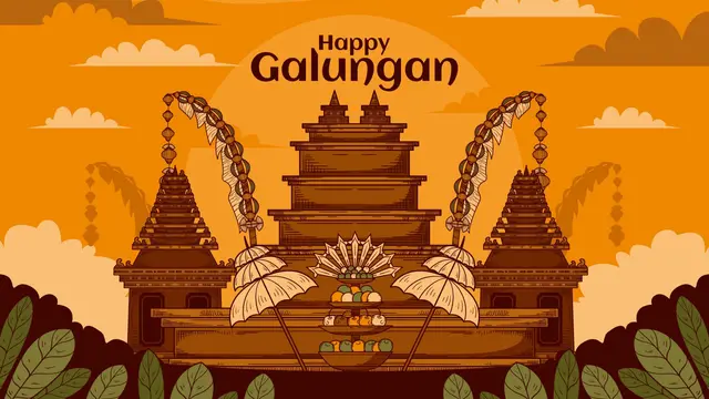 Ilustrasi Hari Galungan