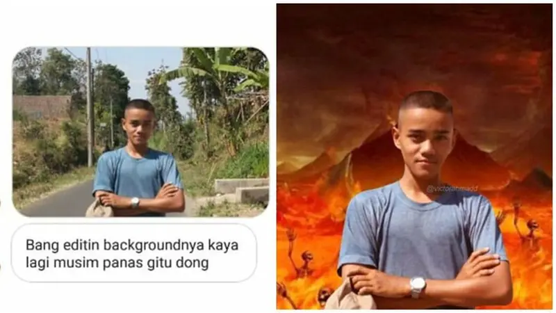 7 Potret Permintaan Nyeleneh Netizen saat Minta Diedit Fotonya Ini Bikin Senyum Sendiri