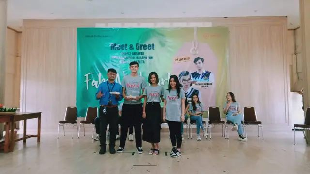Meet & Greet Cast Film Webseries Fake Nerd Girl berlangsung di Lab School, Kebayoran Baru, Jakarta Selatan