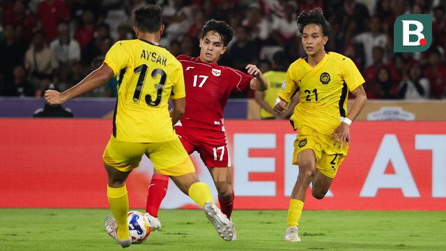 Timnas Indonesia U-23 Vs Malaysia di Piala AFF U-23 2025