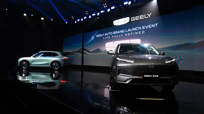 Geely Resmi Comeback di Indonesia Boyong Mobil Listrik EX5, Bisa Dibeli dengan Rp10Ribu