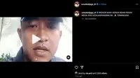 Video pria diduga pengawal Atta Halilintar meminta maaf setelah mengancam akan menculik wartawan. (Instagram&nbsp;@sunankalijaga_sh)