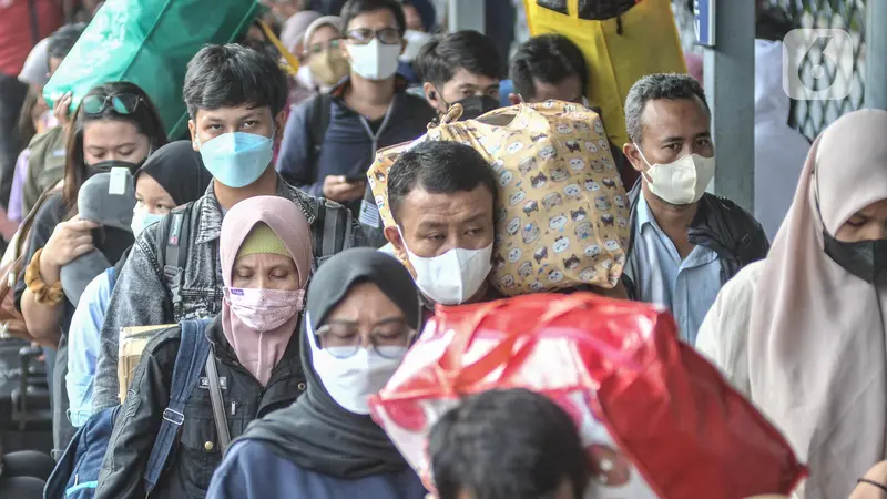 Gelombang mudik pada Arus Balik via Kereta Api Masih Tinggi