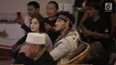 Ammar Zoni dan Ranty Maria menghadiri acara perayaan setahun tayang sinetron Anak Langit di Jakarta, Selasa (20/2). Salah satu sinetron unggulan SCTV ini pada 20 Februari 2018 akhirnya sampai di tahun pertama tayang. (Liputan6.com/Faizal Fanani)