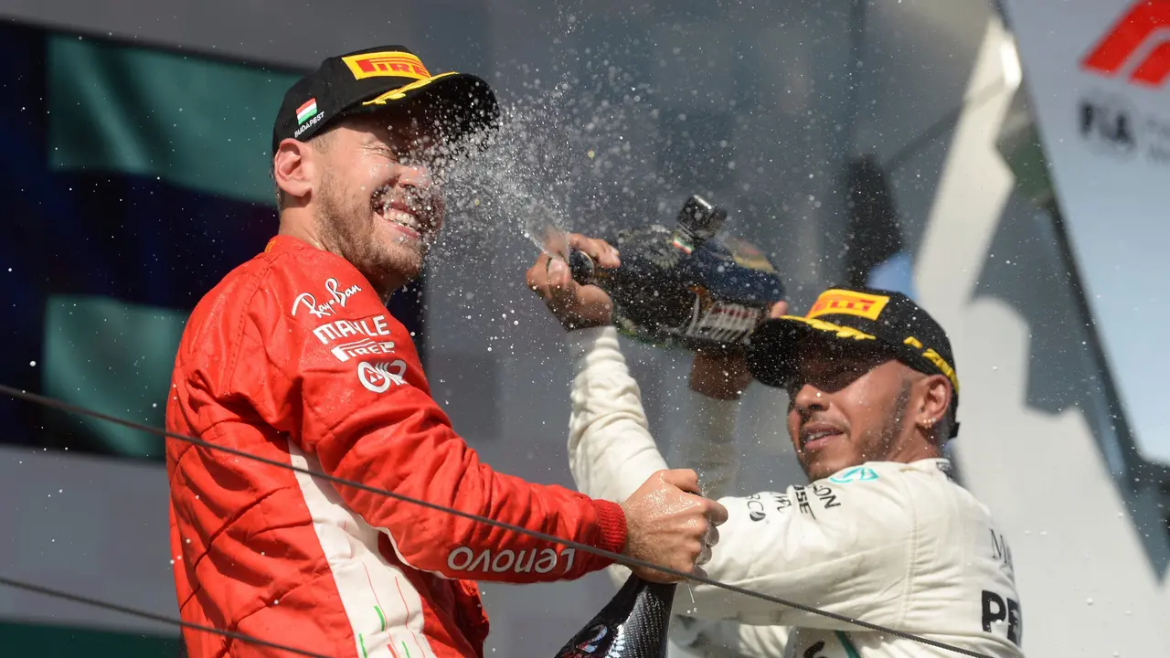Gembiranya Lewis Hamilton Raih Kemenangan di GP Hungaria