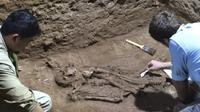 Penggalian kerangka berumur 31.000 tahun (Dok. Tim Maloney)