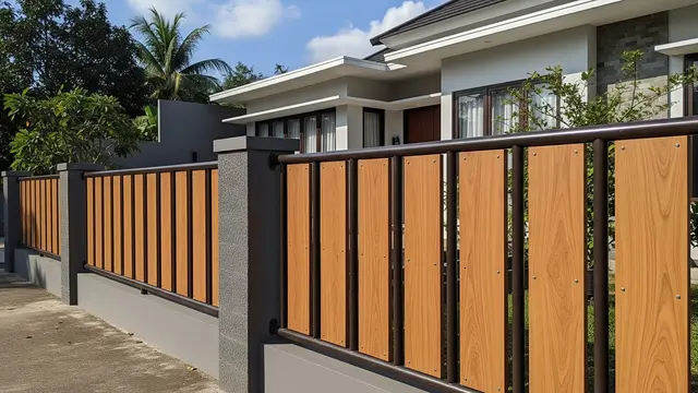 Pagar Rumah dari Pipa PVC