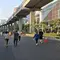 Suasana Hari Bebas Kendaraan Bermotor (HBKB) atau Car Free Day (CFD) di Jalan HR Rasuna Said, Jakarta Selatan, Minggu (7/6/2026). (Liputan6.com/Winda Nelfira)