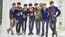 BTOB debut pada 21 Maret 2012, grup ini beranggotakan Minhyuk, Eunkwang, Hyunsik, Peniel, Ilhoon, Sungjae, danChangsub. Terakhir mereka melakukan comeback pada Oktober 2017. (Foto: soompi.com)