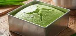 Bolu Kukus Pandan Takaran Sendok Tanpa Telur (Image by Gemini AI)