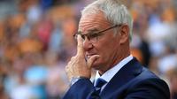 Manajer Leicester City asal Italia, Claudio Ranieri. (AFP/Lindsey Parnaby)