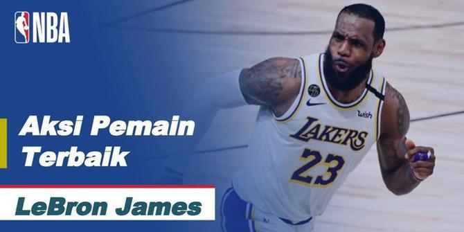 VIDEO: Kumpulan Aksi Terbaik dari LeBron James Saat LA Lakers Kalahkan Miami Heat di Gim 6 Final NBA