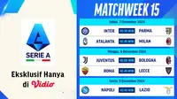 Jadwal dan Siaran Langsung Serie A 2024/2025 Matchweek 15 di Vidio