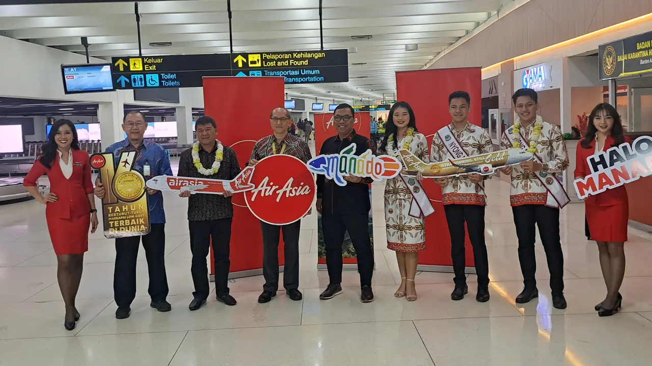Punya Potensi Wisata, Maskapai Air Asia Buka Rute Penerbangan Langsung Jakarta-Manado