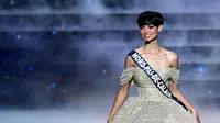 Miss Prancis 2024 Eve Gilles. (dok. ARNAUD FINISTRE / AFP)
