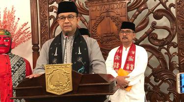 Gubernur DKI Jakarta Anies Baswedan mengumumkan UMP DKI 2020.