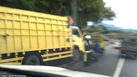 Kecelakaan Beruntun 4 Kendaraan Warnai Lalu Lintas Sabtu Pagi