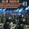 Prajurit TNI mengikuti apel gelar pasukan di Monas, Jakarta, Jumat (20/11/2020). Sebanyak 15.000 personel TNI Kodam Jaya dan instansi terkait mengikuti apel dalam rangka kesiapan pilkada serentak tahun 2020 dan penanggulangan bencana banjir di wilayah Kodam Jaya/Jayakarta. (merdeka.com/Imam Buhori)
