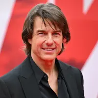 Tom Cruise dalam premiere Mission: Impossible - The Final Reckoning 18 Mei 2025. (ANGELA WEISS / AFP)