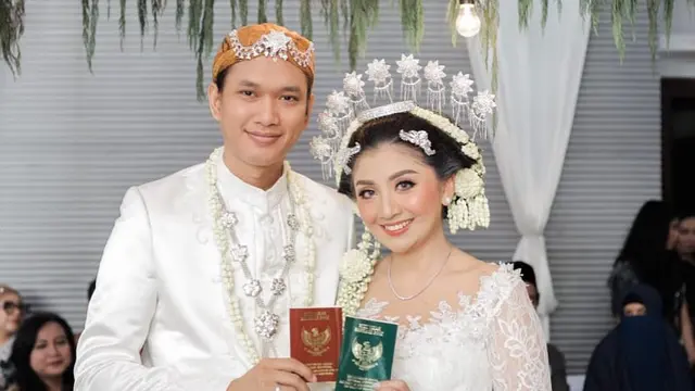 Potret akad nikah dari Giannirma Gavrila dan Janed Kharisma