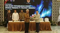 Pemerintah telah menerbitkan Izin Usaha Pertambangan Khusus (IUPK) PT Freeport Indonesia, setelah disepakatinya poin-poin negosiasi yang panjang. (Wicak/Liputan6.com)