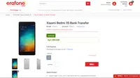 Xiaomi Redmi 3S bergaransi resmi mulai bisa dipesan di Erafone (Sumber: Erafone)