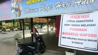 Kapolda Sebar Maklumat Kapolri soal Corona Covid-19, Warkop di Kendari Sepi