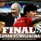 Prediksi Jerman vs Argentina (Liputan6.com/Sangaji)