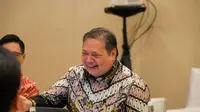 Menteri Koordinator Bidang Perekonomian Airlangga Hartarto dalam acara Foreign Policy Community Indonesia (FPCI) CEO Forum 2024, Selasa (6/8/2024). (Dok Kemenko Perekonomian)