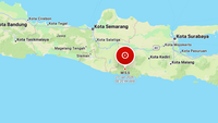Gempa guncang Pacitan. (BMKG)