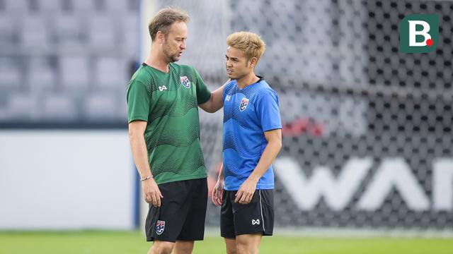 Official Training Timnas Thailand Jelang Laga Kontra Timnas Indonesia di Piala AFF 2022