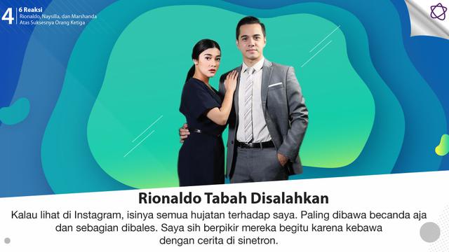 6 Reaksi Rionaldo, Naysilla, dan Marshanda Atas Suksesnya 