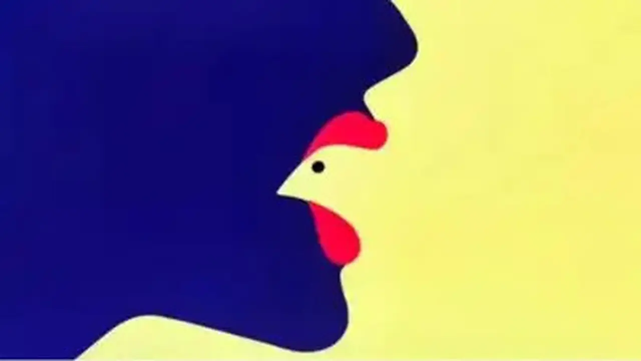 Ilusi Optik Ayam atau Bibir Wanita