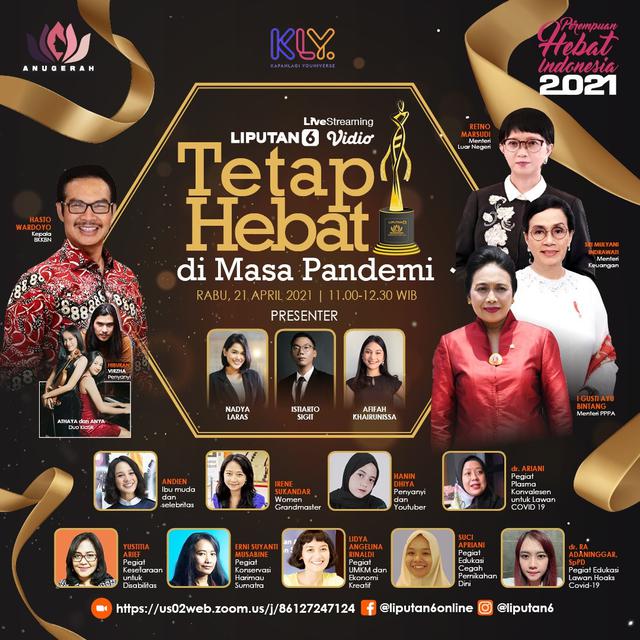 Anugerah Perempuan Hebat Indonesia 2021.