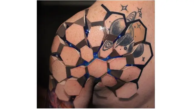Seniman Ini Buat Tato 3D, 7 Hasilnya Keren Abis